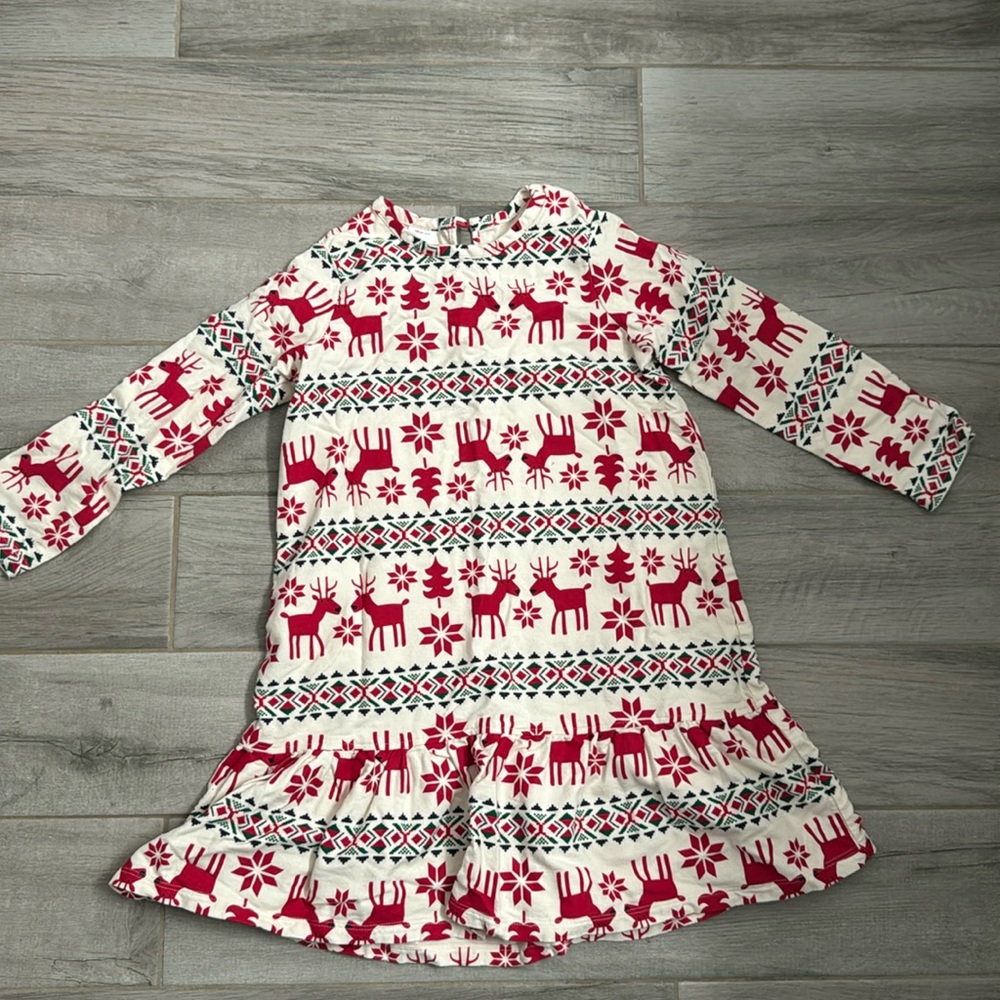 Size 8 Hanna Anderson Christmas PJs